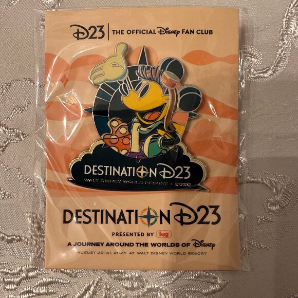 Disney Destination D23 2025 Mickey Mouse Limited Release Pin WDW Event - Picture 1 of 2